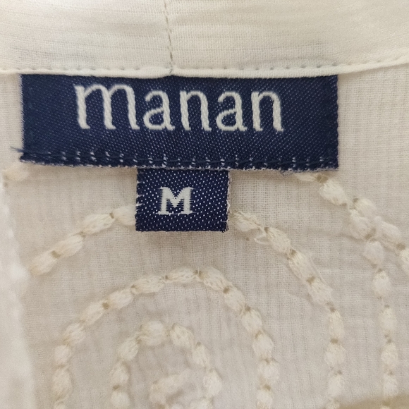 Manan Light Cotton Summer Roses Jacket - Picture 6 of 10